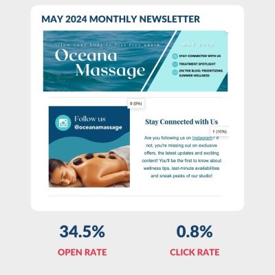 Oceana Massage Marketing Materials
