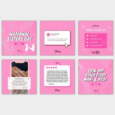 Tipsy Nail Marketing Materials