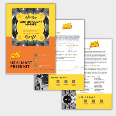 Ushi Mart Marketing Materials