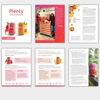 Plenty Hard Kombucha Marketing Materials