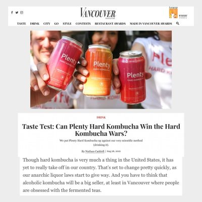 Plenty Hard Kombucha Marketing Materials