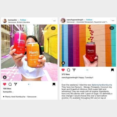 Plenty Hard Kombucha Marketing Materials